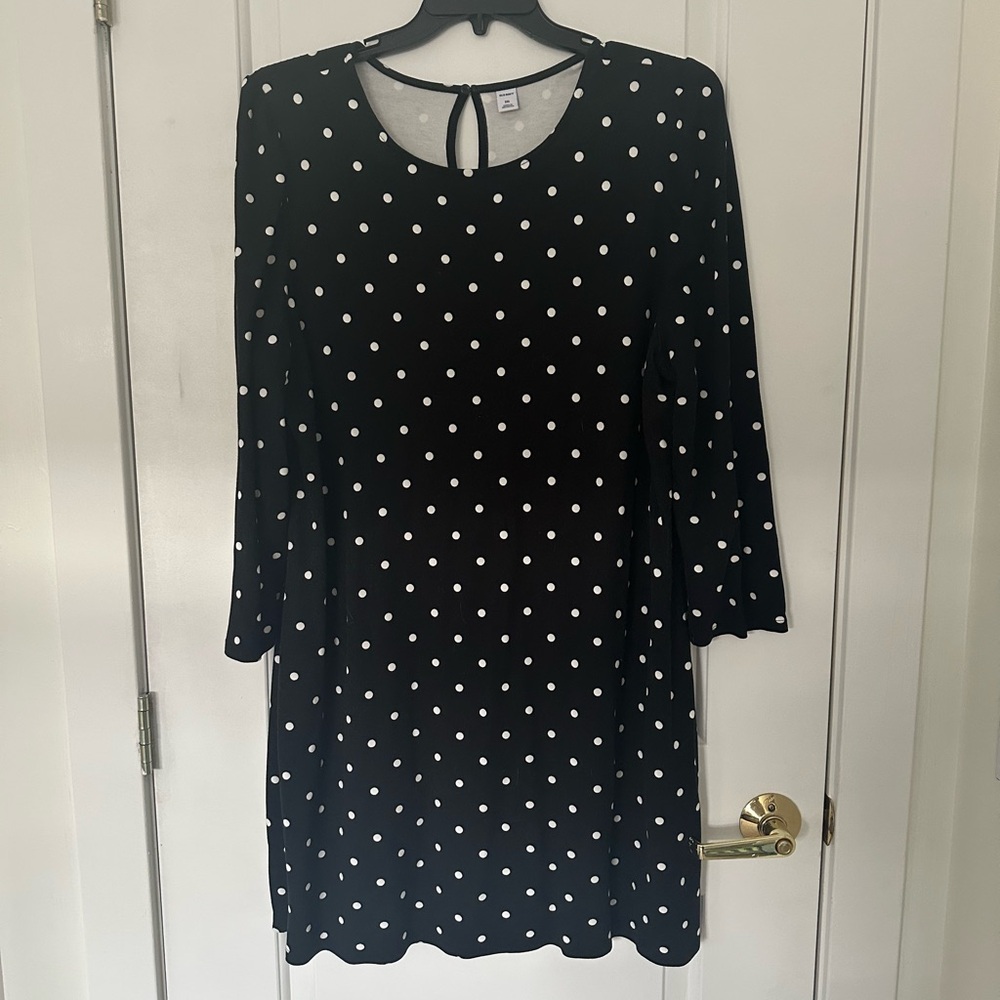 Black and White Polka Dot Dress
